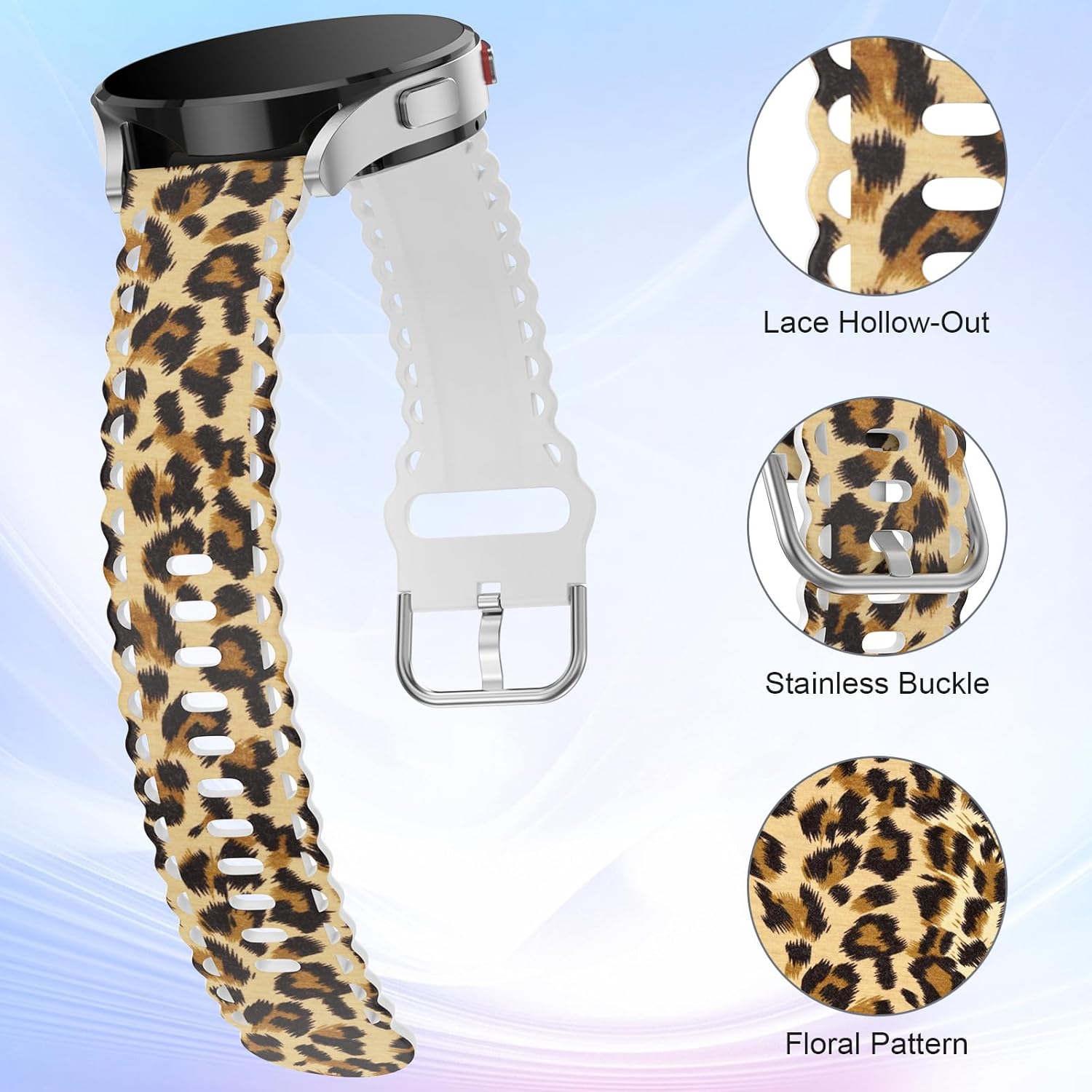ZSMJ Compatible con Samsung Galaxy Watch 654 Band 1.575 in 1.732 inClassic 1.693 in 1.850 in 1.654 in 1.811 inPro 1.772 inActive 2Watch 3 1.614 in,