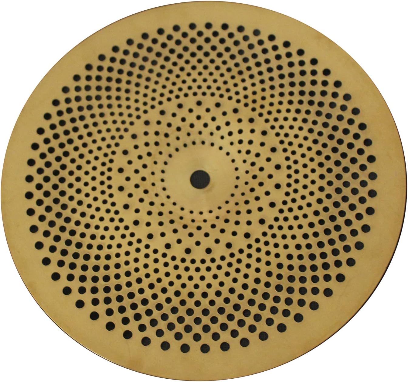 Arborea Platillo de chapoteo de bajo volumen 10 pulgadas práctica Splash platillo dorado mudo Splash platillo para batería conjunto