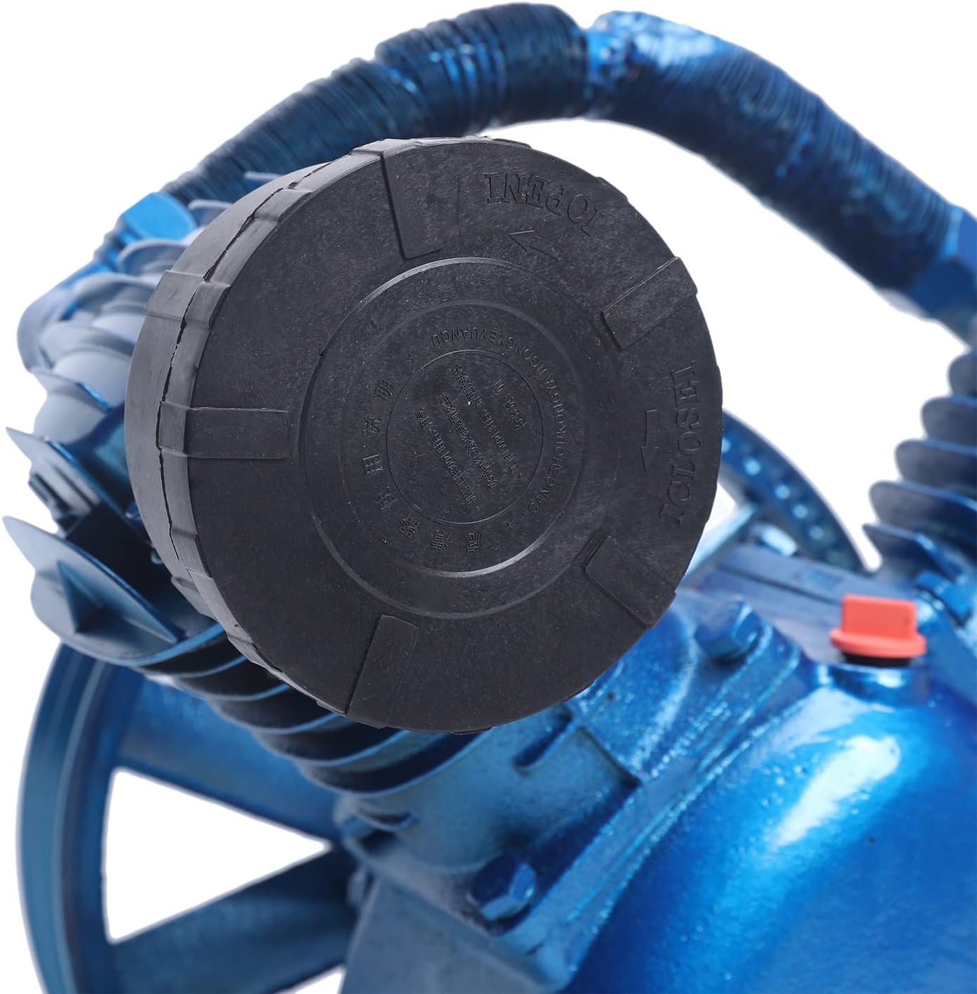Cabezal de bomba de compresor de aire de doble cilindro de 4 KW (5.5HP), reemplazo de la bomba del compresor de aire, 175 PSI (1.16Mpa) Bomba de
