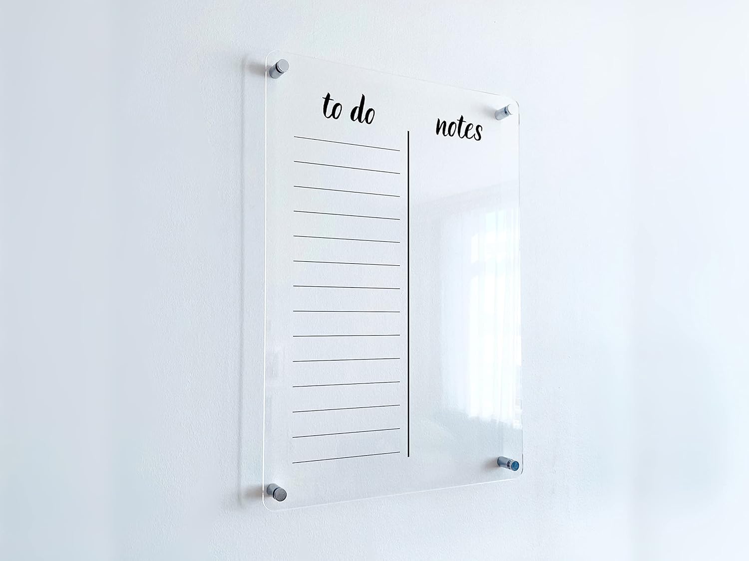 PERSONALIZED To Do Planner Wall Calendar – Personalized Calendar 2024, Acrylic Calendar Dry Erase Calendar Dry Erase Board Weekly Calendar Family