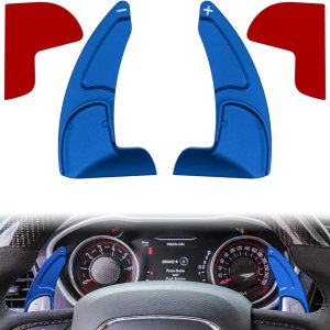 Cubierta de cambios de volante extendidos para Dodge Challenger Charger Durango RT & Scat Pack 2015-2021, para Jeep Grand Cherokee 2014-2021, Cubierta de cambios de volante extendidos para Dodge Challenger Charger Durango RT & Scat Pack 2015-2021, para Jeep Grand Cherokee 2014-2021,