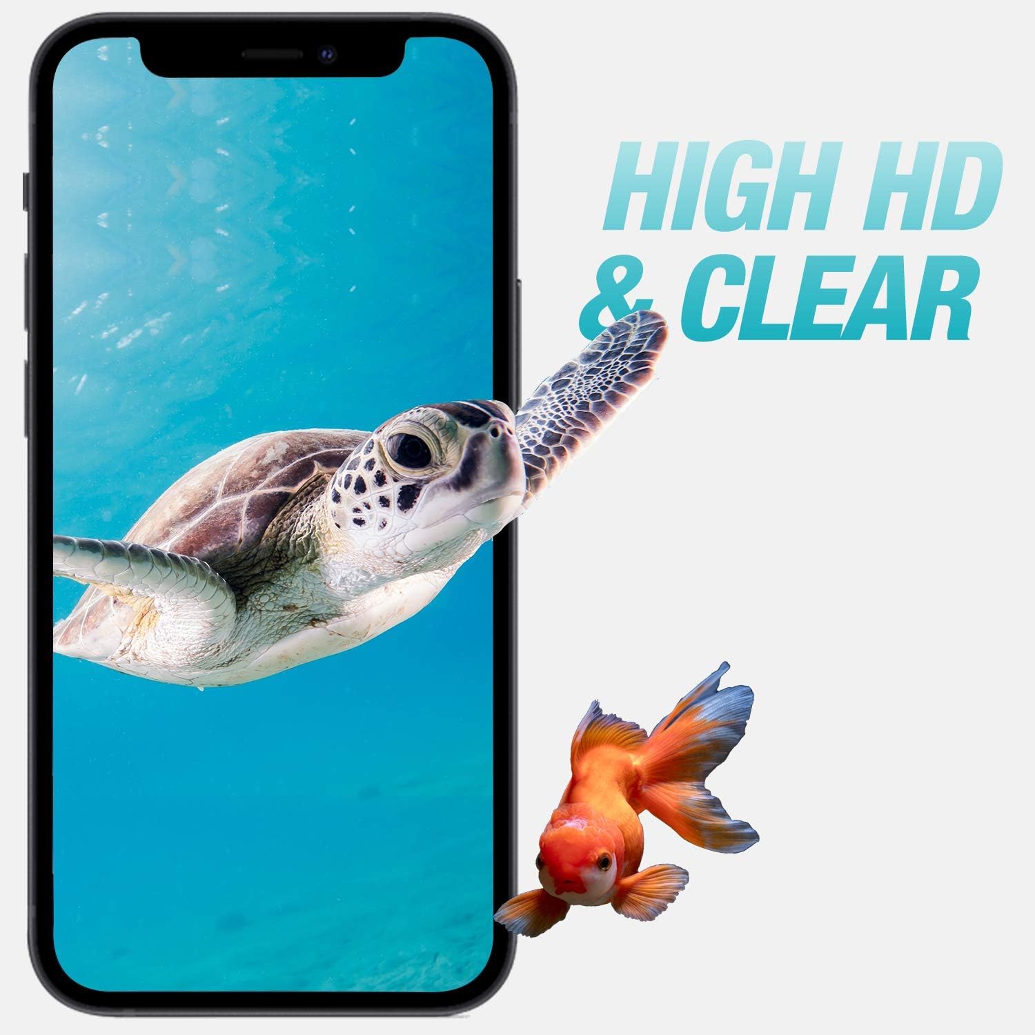 Paquete de 3 protectores de pantalla para iPhone 12 Mini, pantalla de vidrio templado compatible con Apple iPhone 12 Mini (2020)