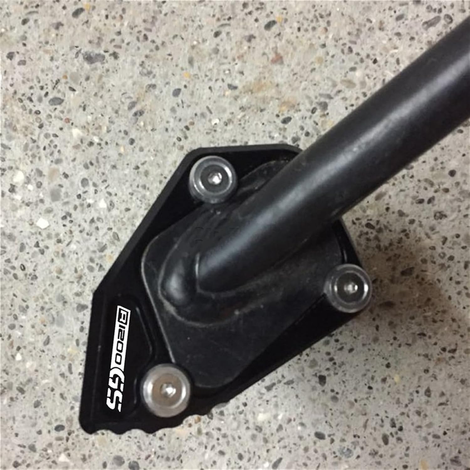 Para BMW R 1200 GS 2007-2012 R 1200 ADV 2008-2010 2011 2012 R1200GS Soporte lateral de motocicleta Ampliar piezas de soporte Trípode extendido