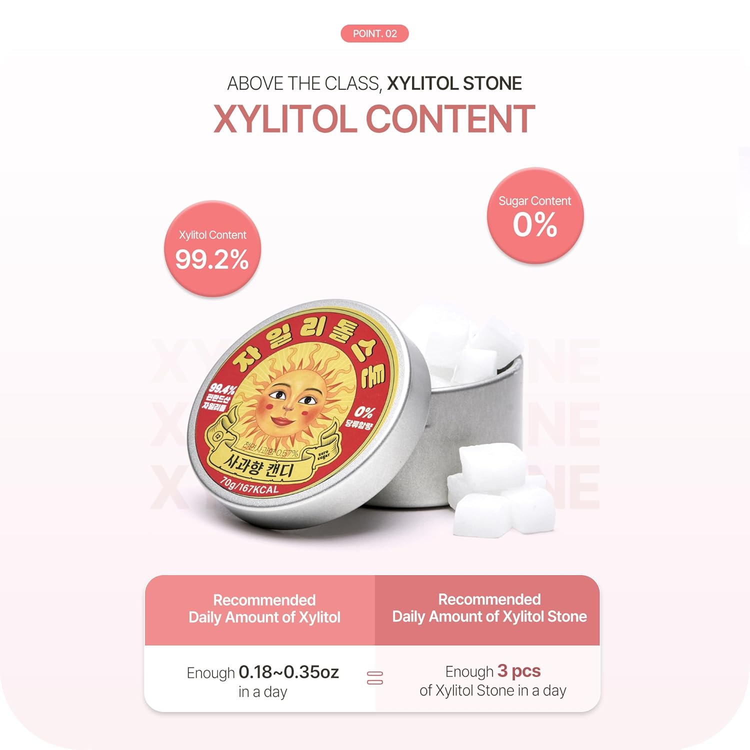 Xylitol Stone Deliciosos caramelos sin azúcar  100% mentas finlandesas de xilitol  Para aquellos que buscan bocadillos conscientes de la salud