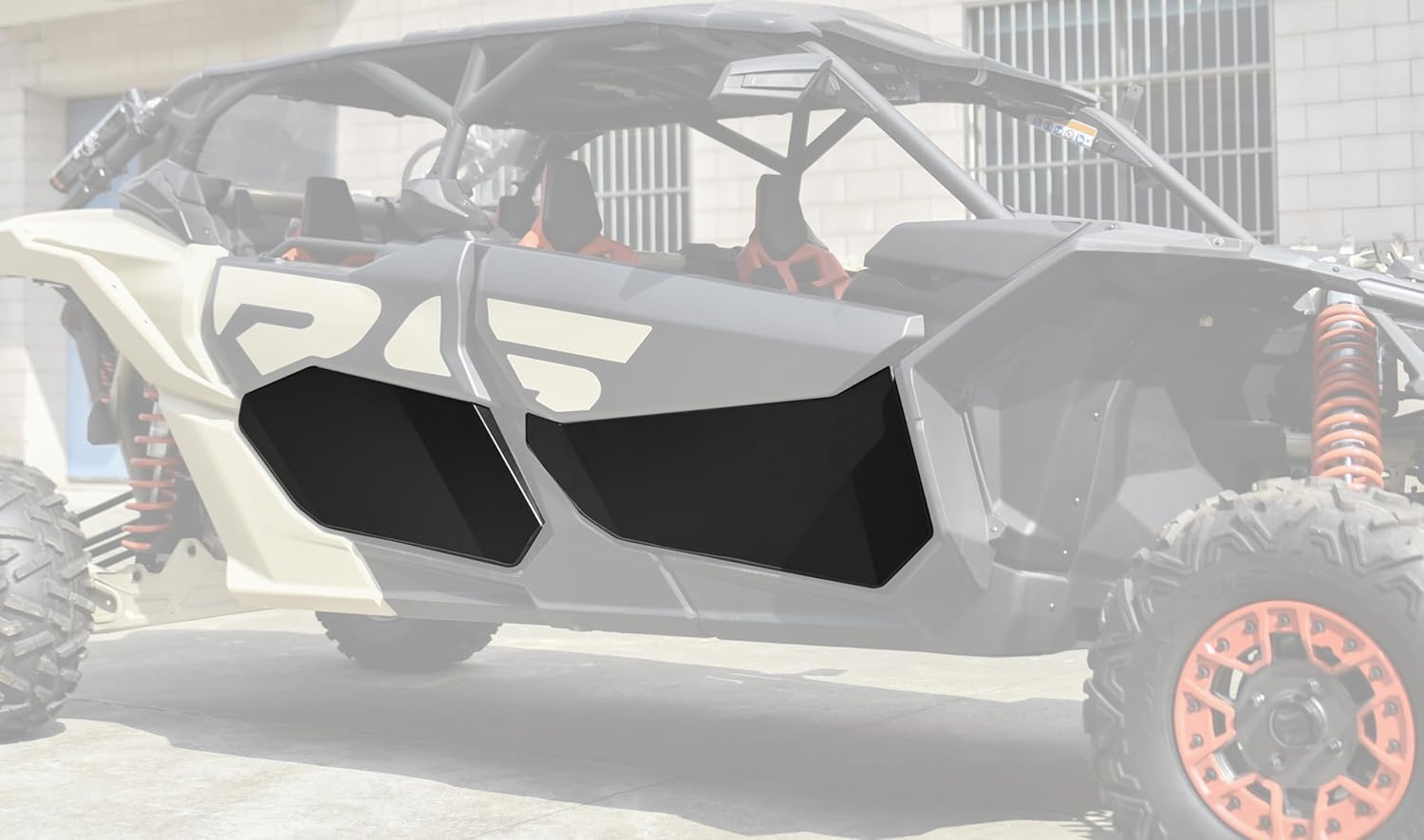 SAUTVS Paneles de puerta inferiores de aluminio para Can Am Maverick X3 Max, insertos de media puerta inferior de aluminio para accesorios Can-Am