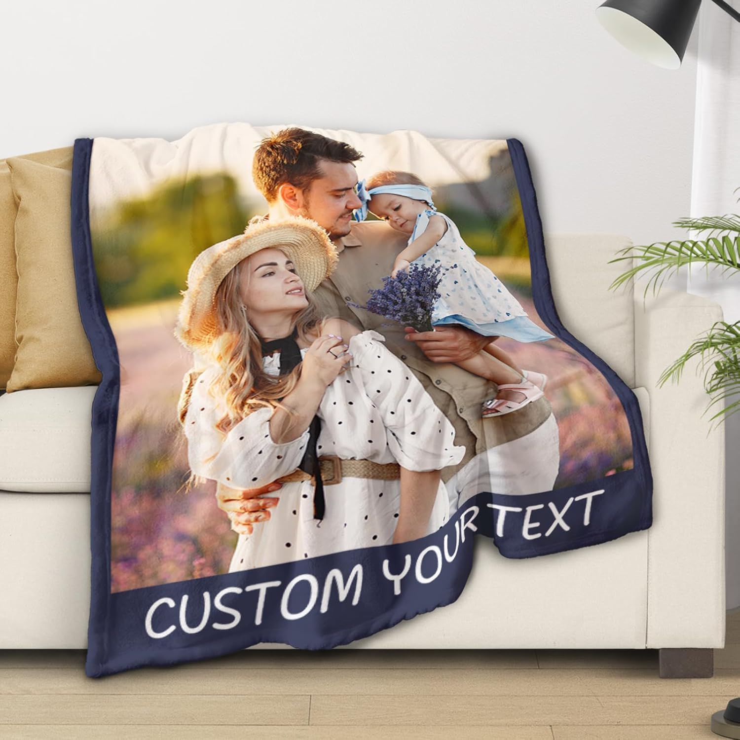 Manta personalizada con imagen, manta personalizada con fotos para adultos, niños, familia, mejores amigos en cumpleaños, Navidad, boda, regalos con