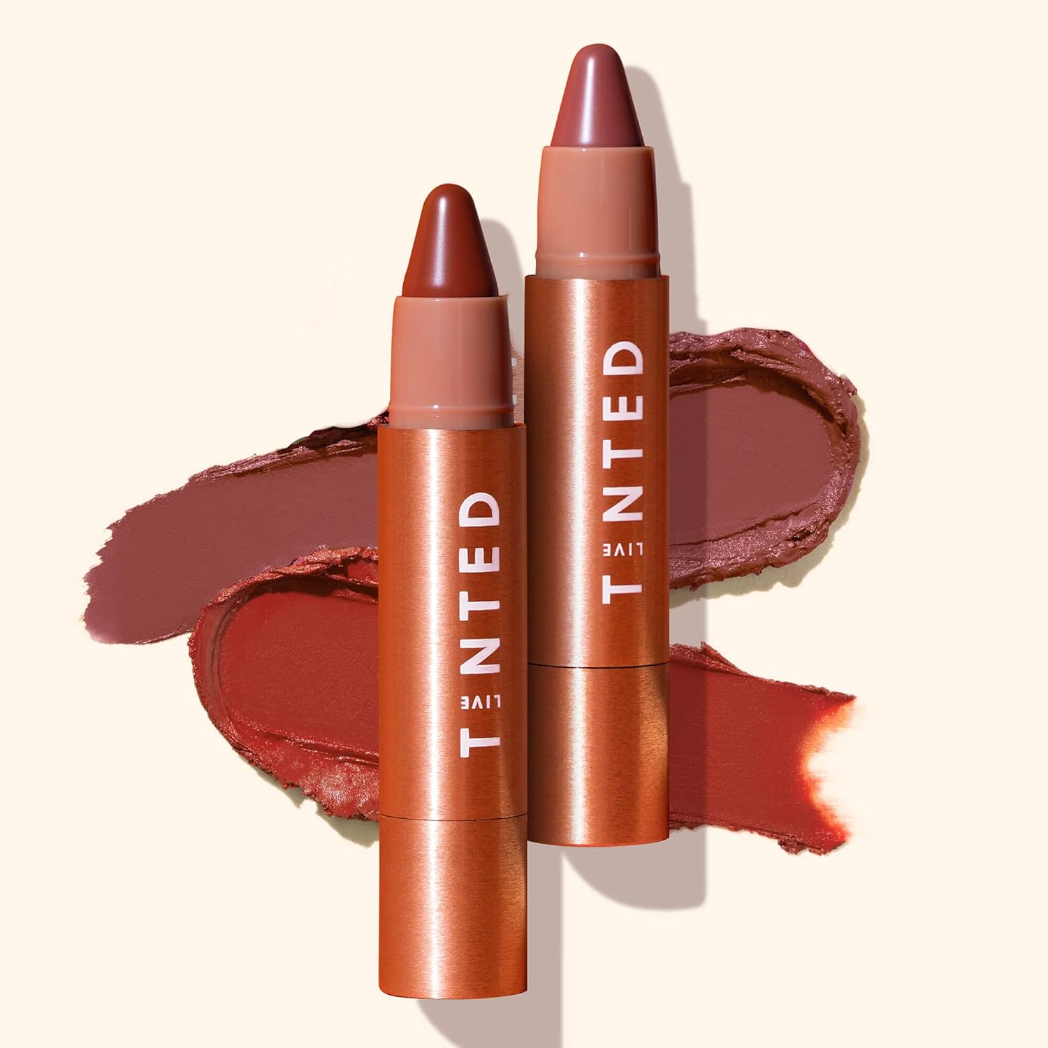 Live Tinted Huestick Cremoso, Ojo, Labios y Mejillas Multistick Duo incluye Huestick in True y Huestick in Found, juego de 2 piezas