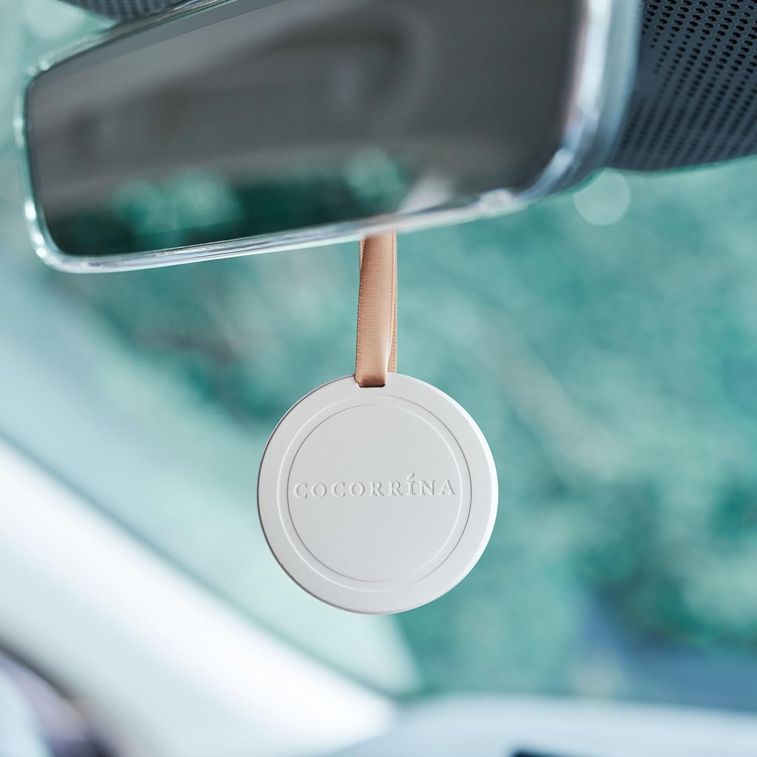 COCORRÍNA Ambientador de coche  Sándalo rosa hecho a mano perfumado de cerámica para cajones y armarios, ambientador de coche regalos para hombres y