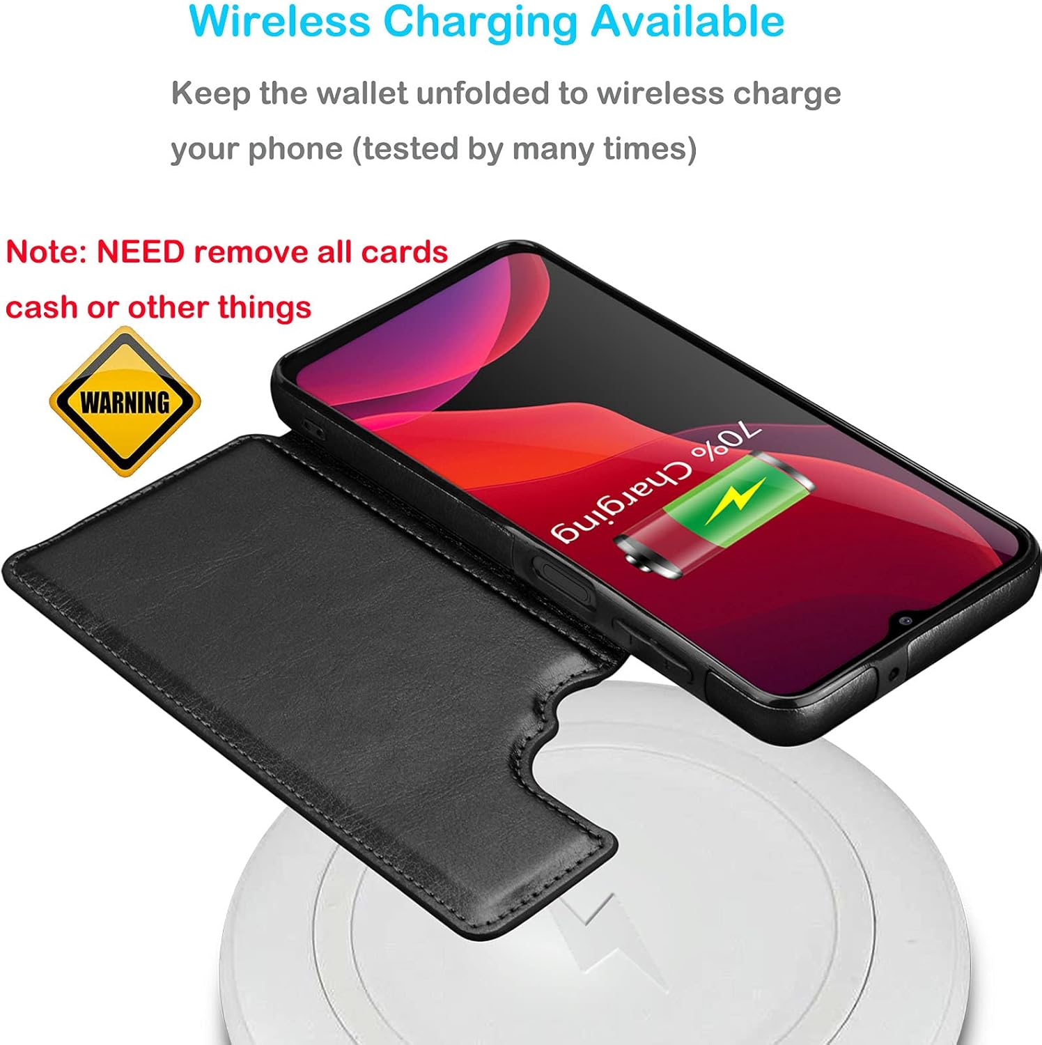 Tekcoo Funda tipo cartera para Galaxy A12  A12 5G, minimalista de lujo de piel sintética para tarjetas de crédito, con ranuras para tarjetas de