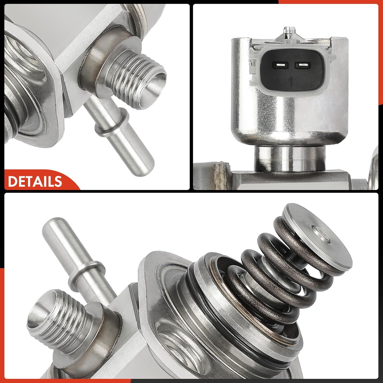 A-Premium Bomba de combustible de alta presión con sello compatible con Nissan Rogue 2017-2019, Rogue Sport 2017-2022, Sentra 2017-2019, Juke