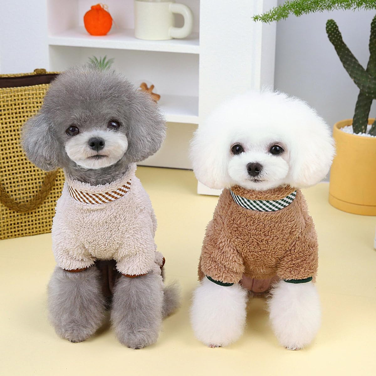 Abrigo de invierno para perro, pijamas de Navidad para cachorros, suéteres para perros, overoles para cachorros, ropa para perros pequeños, trajes