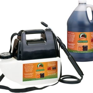 Just Scentsational Bare Ground Solutions MCBPS-1BL Colorante de mantillo de corteza, 128 onzas con pulverizador alimentado por batería, negro Just Scentsational Bare Ground Solutions MCBPS-1BL Colorante de mantillo de corteza, 128 onzas con pulverizador alimentado por batería, negro