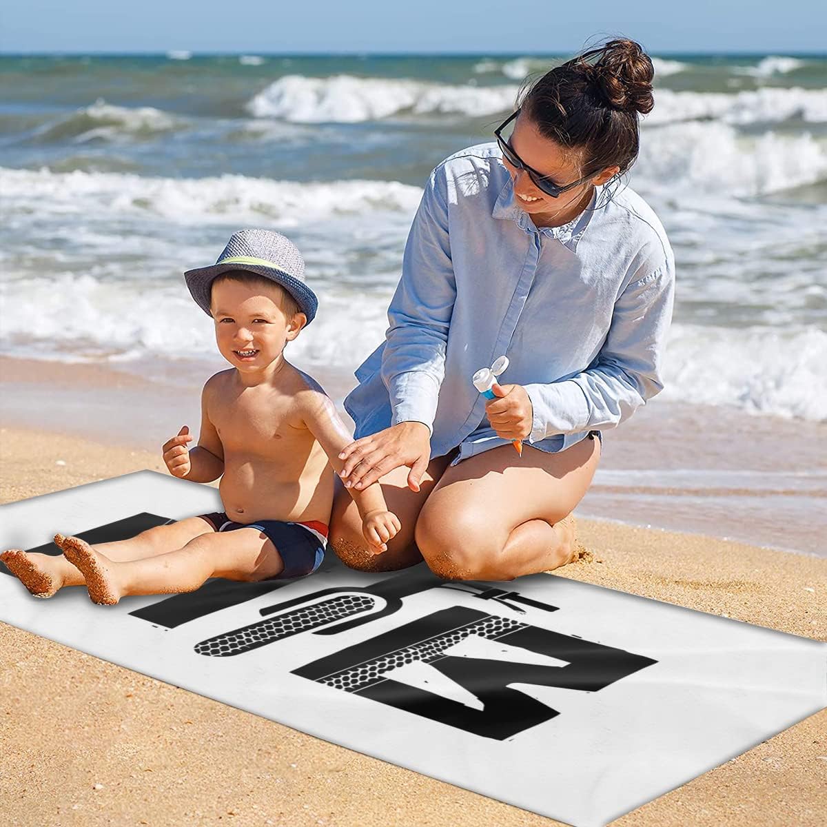 XEMznz Toalla de playa de microfibra sin arena, de secado rápido, súper absorbente, de lujo, para viajes, piscina, baño, campamento, yoga, niñas,