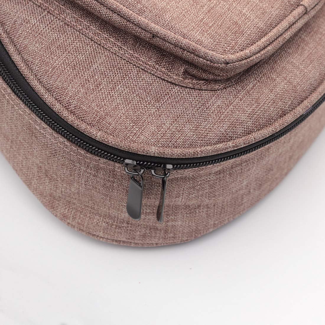 Funda para ukelele simple de lino, esponja de 0.394 in, portátil, impermeable, bolsa para ukeleles, bolsa de concierto Uke con bolsillo de