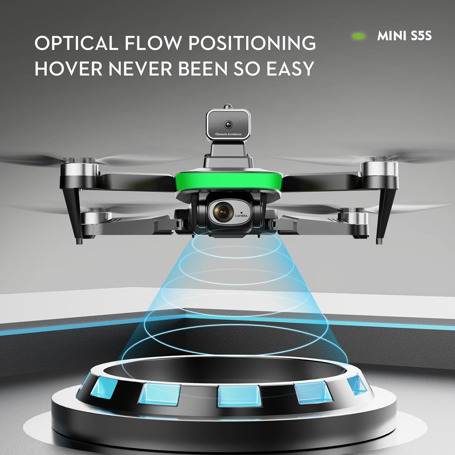 Dron con cámara gran angular para adultos y niños, 4K HD plegable control remoto Quadcopter Drone Altitude Hold Juguetes de control remoto regalos