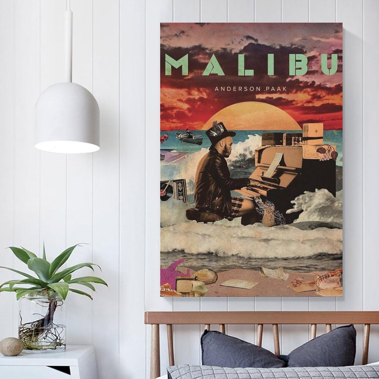 DAXXIN Anderson – Póster de lona 013 de Paak Malibu 013, pintura artística decorativa para pared, sala de estar, dormitorio, decoración, regalo, sin