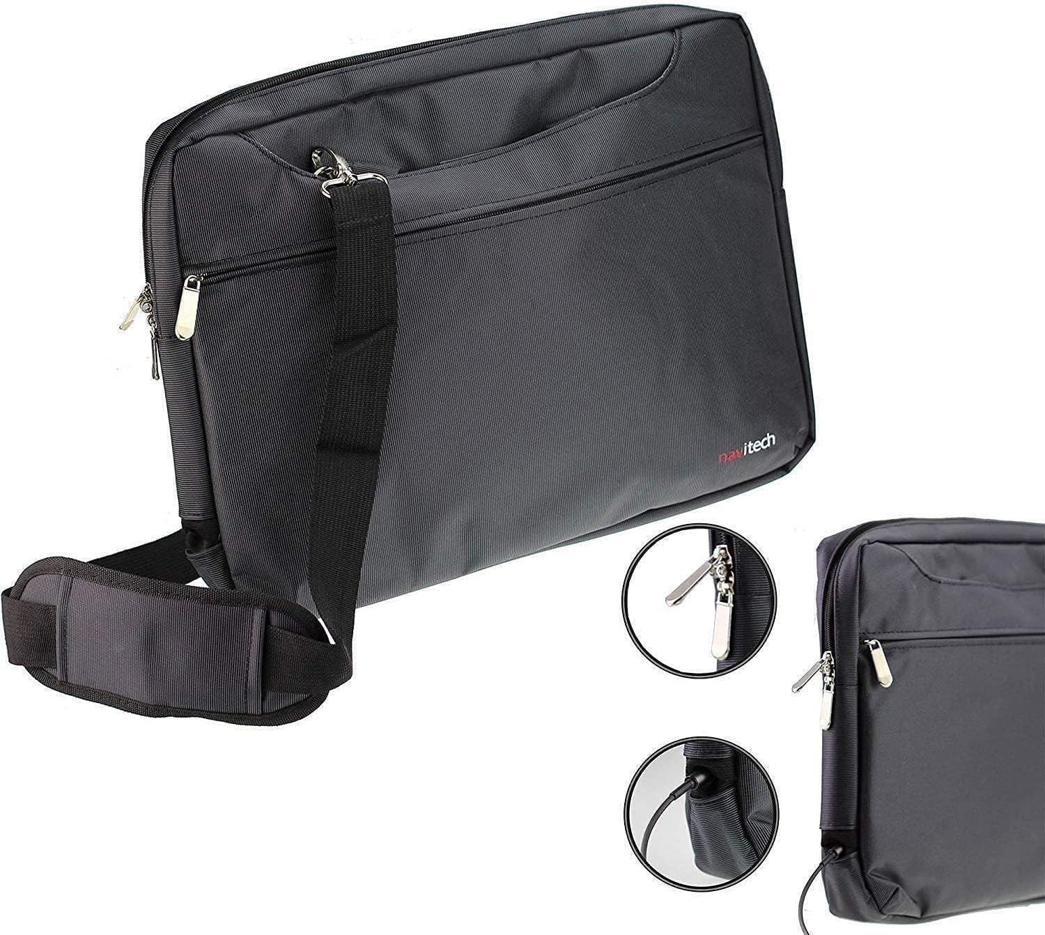 Navitech Bolsa negra para laptop resistente al agua, compatible con CHUWI HeroBook Air de 11.6 pulgadas