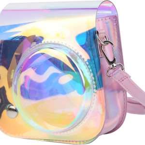 EBTOOLS Estuche de almacenamiento para cámara, mini bolso transparente de PVC lindo, adecuado para cámara Fujifilm Instax Mini 1198 EBTOOLS Estuche de almacenamiento para cámara, mini bolso transparente de PVC lindo, adecuado para cámara Fujifilm Instax Mini 1198