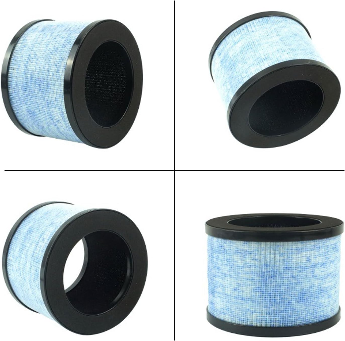 Paquete de 6 filtros de repuesto MK01 y MK06 H13 True HEPA compatibles con AROEVE MK01 MK06, Pomoron MJ001H, Kloudi DH-JH01, Intelabe EPI080 EP1080