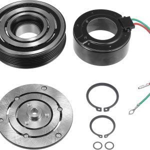 X AUTOHAUX Juego de embrague del compresor de CA para Honda Civic 1.7L 2001 2002 2003 2004 2005 AC Embrague Reparación Asamblea Reemplazar X AUTOHAUX Juego de embrague del compresor de CA para Honda Civic 1.7L 2001 2002 2003 2004 2005 AC Embrague Reparación Asamblea Reemplazar