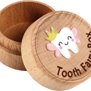 Caja de madera tallada con dientes 3D, caja de almacenamiento de recuerdos de dientes perdidos para niños y niñas Caja de madera tallada con dientes 3D, caja de almacenamiento de recuerdos de dientes perdidos para niños y niñas