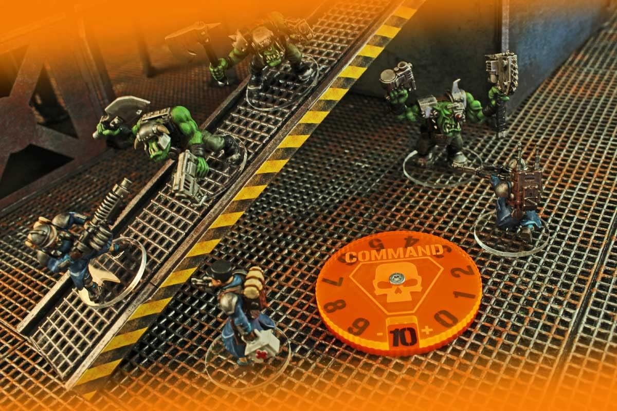LITKO Dial de puntos de comando  Rueda de seguimiento  Compatible con Warhammer 40,000 Kill Team 2nd Edition