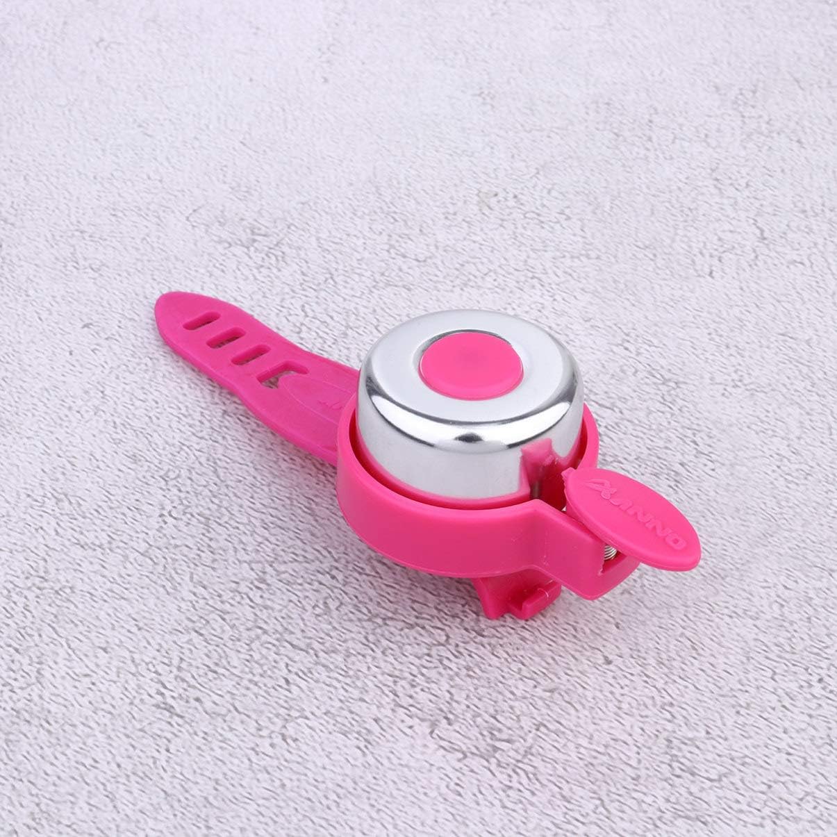 BESPORTBLE Timbre de bicicleta para niños y niñas, campana de bicicleta ajustable, duradero, universal, color negro