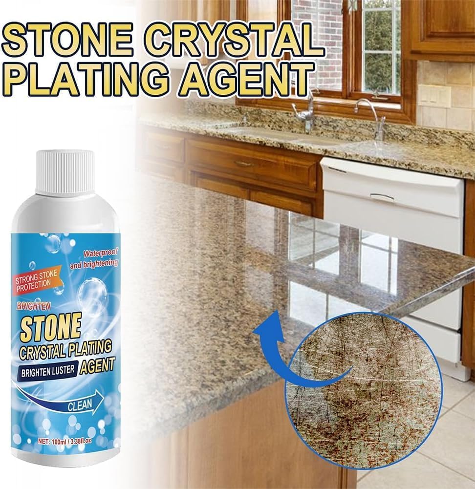 Limpiador quitamanchas de piedra, agente de revestimiento de cristal nano, agente de revestimiento de cristal para cocina, patio, limpiador de