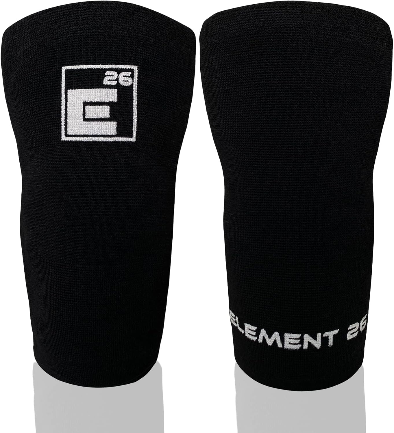 Element 26 Agility – Rodillera de compresión, 1 par (0.118 pulgadas), rodillera de compresión para entrenar, correr y levantar pesas, para hombres y