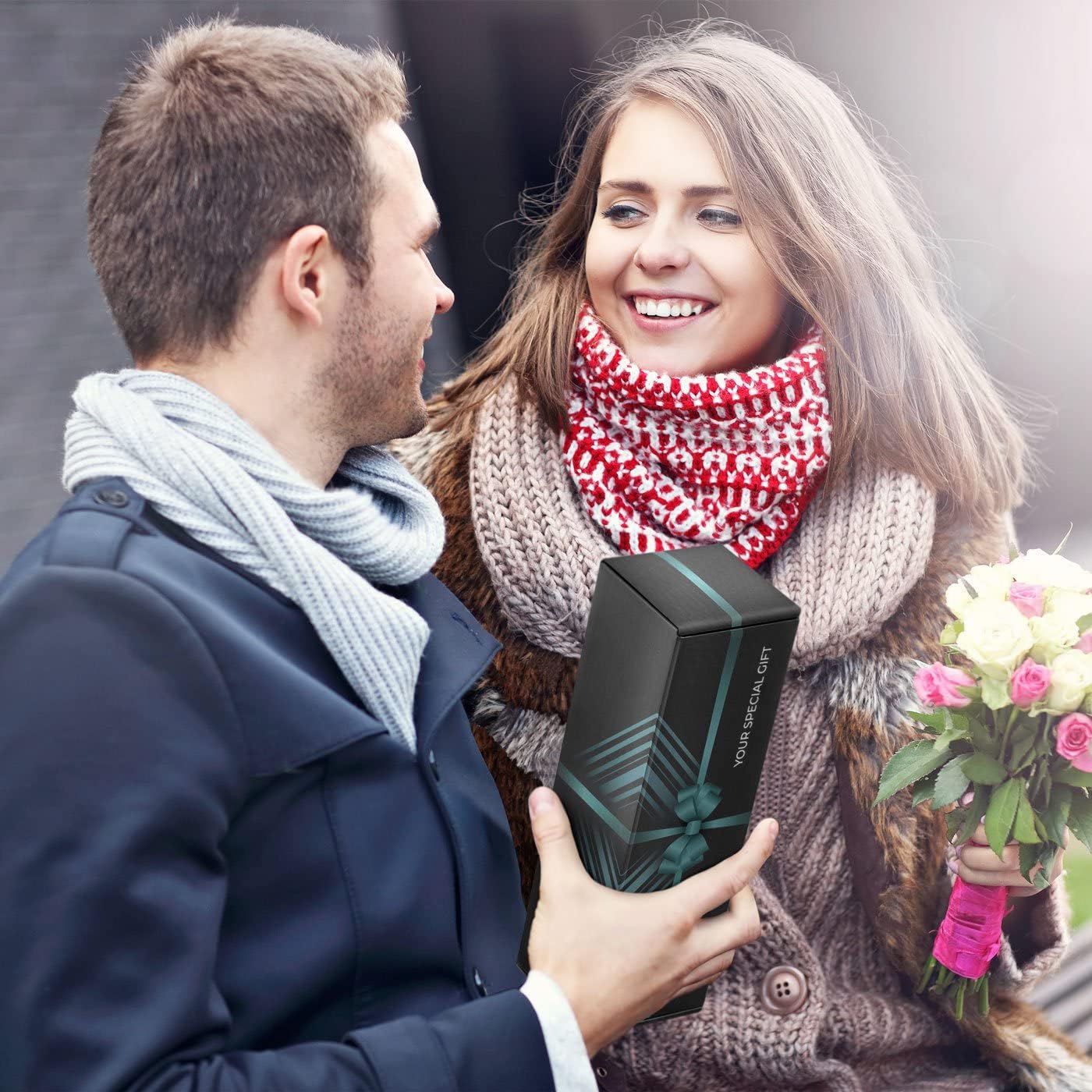 Maverton Taza de café personalizada para mujer, taza térmica con tapa a prueba de derrames para ella, taza reutilizable de acero inoxidable, para