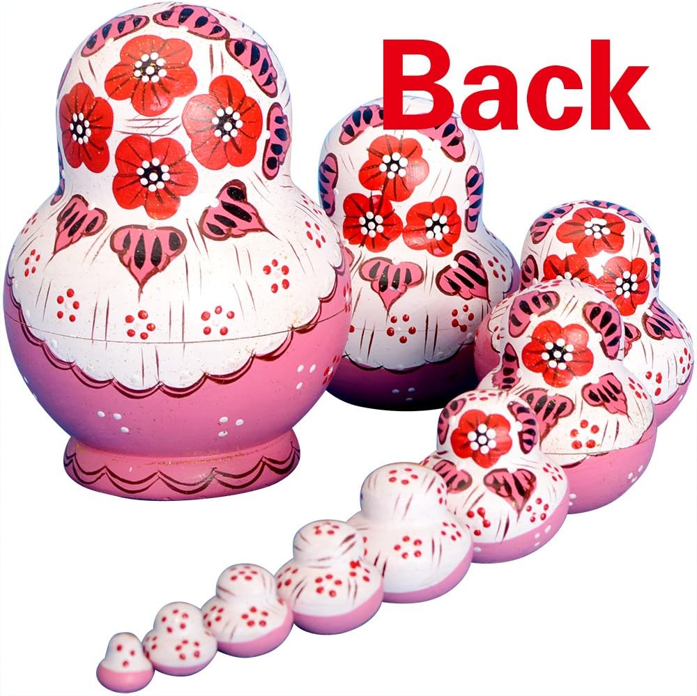 YAKELUS 10 muñecas rusas Matryoshka hechas a mano01071