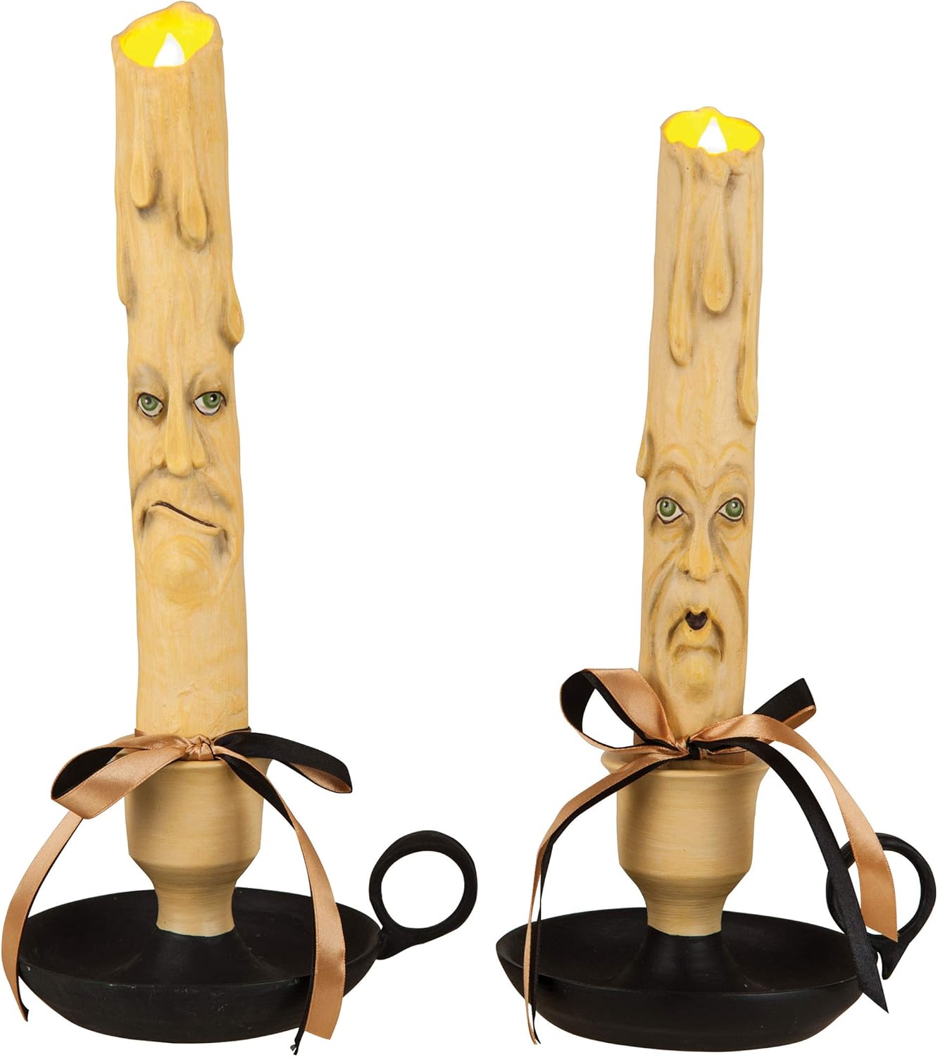 C&F Home Velas LED sin llama de Frick & Frack de Halloween, figuras de decoración del hogar de Joe Spencer, figuras de decoración del hogar A2,