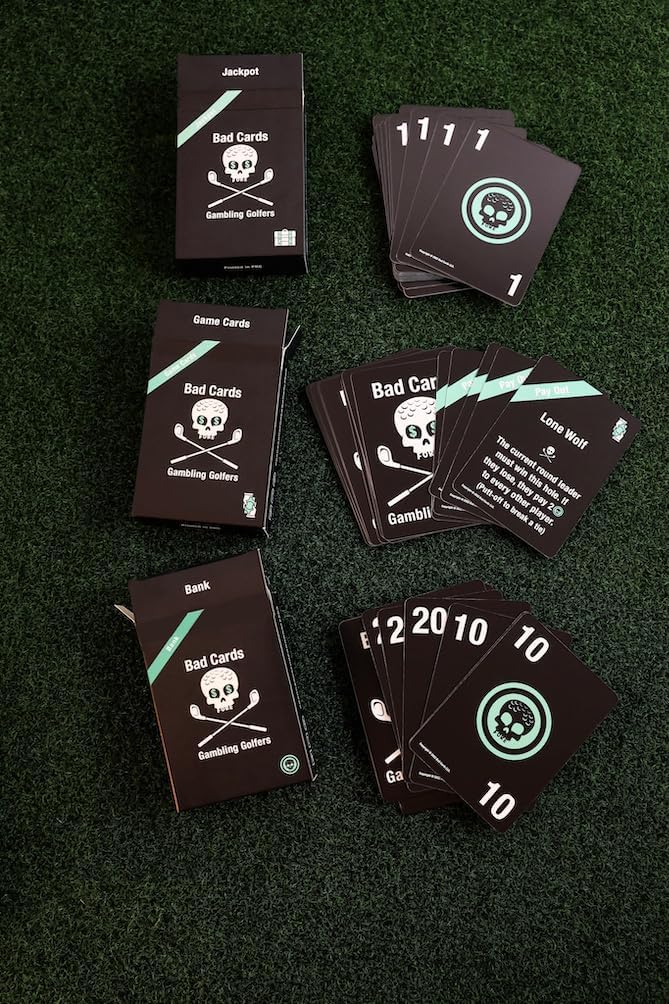 Tarjetas malas para los golfistas de juego