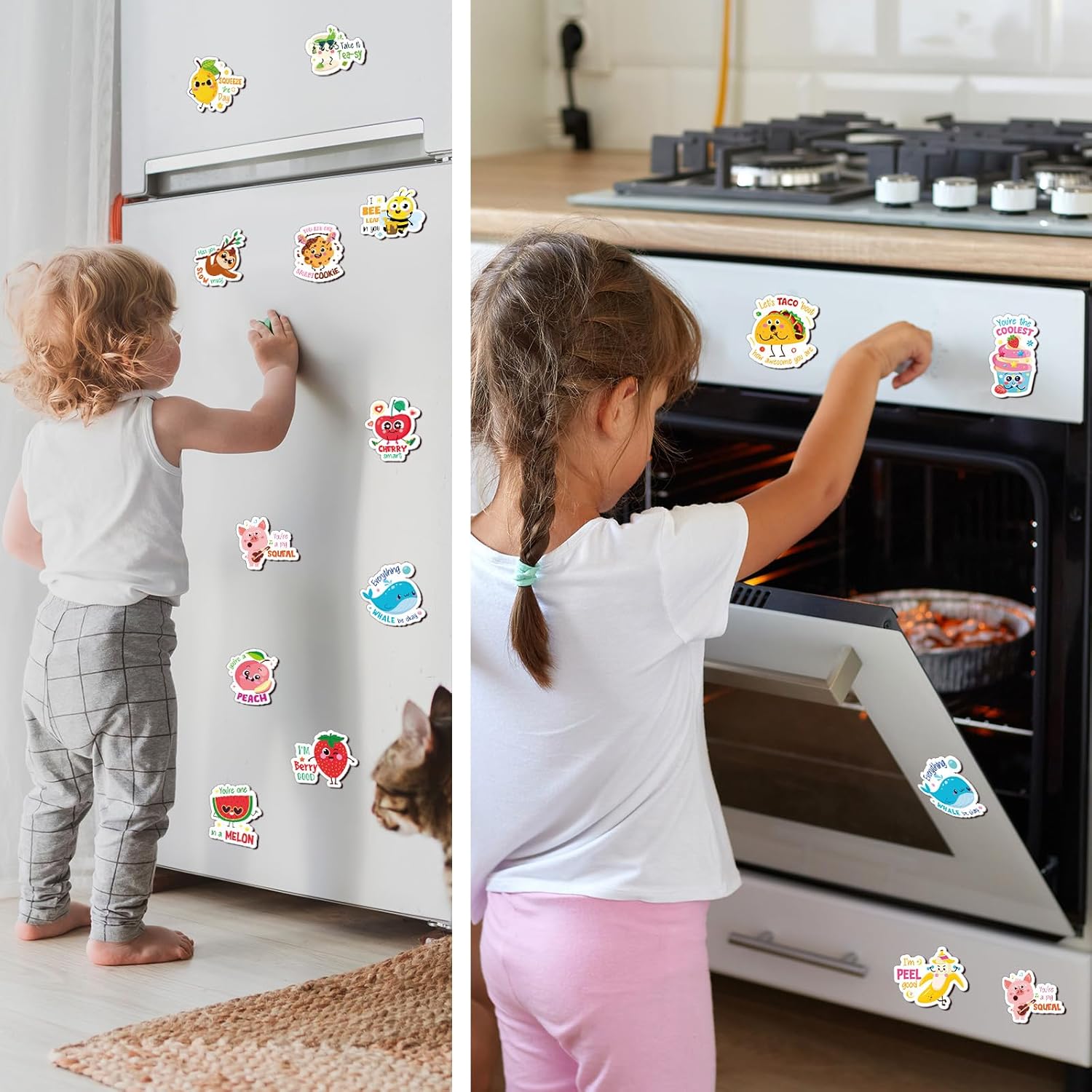 16 piezas de imanes de nevera divertidos juegos de palabras magnéticas, calcomanías decorativas para refrigerador, imanes divertidos para casillero,