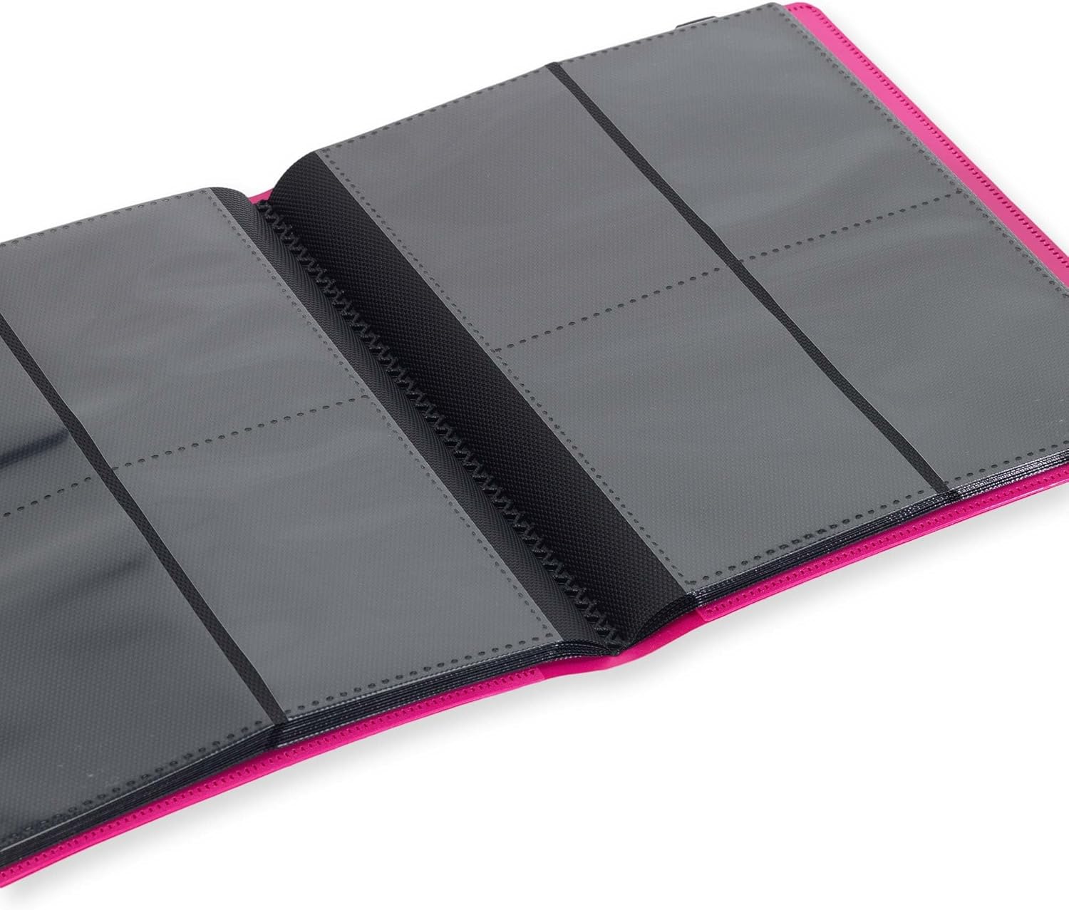Vault X Carpeta  Carpeta de 4 bolsillos para tarjetas coleccionables  Carpeta de bolsillo de carga lateral 160 para TCG (rosa)