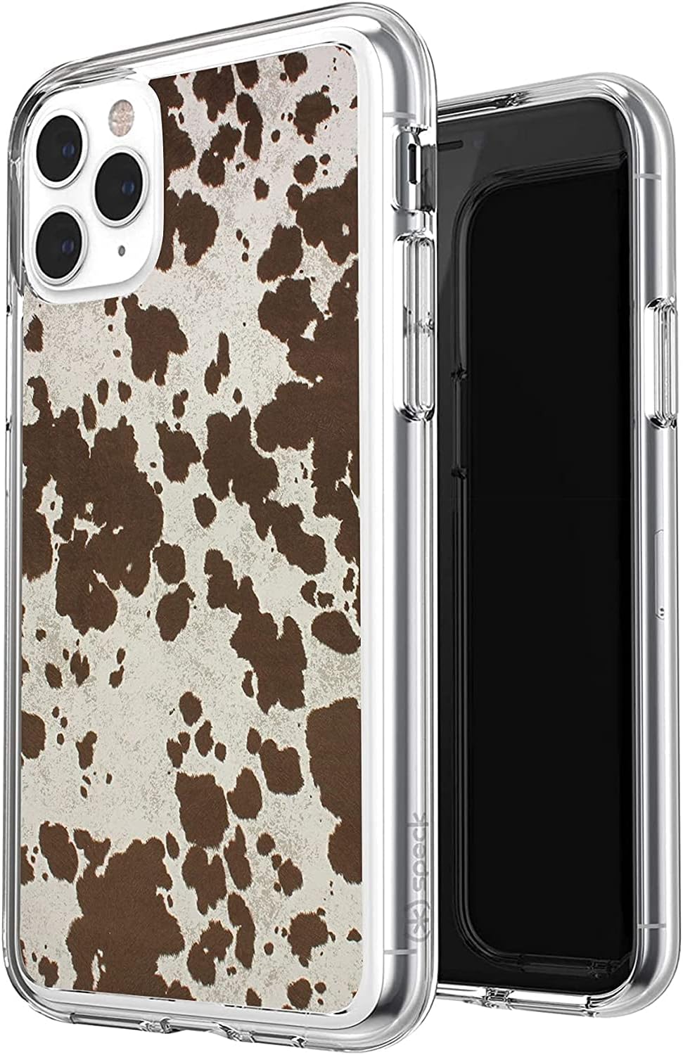 Funda de teléfono con estampado de vaca para iPhone 13 Pro Max, funda de iPhone con estampado de cuero de vaca occidental para hombres y mujeres,