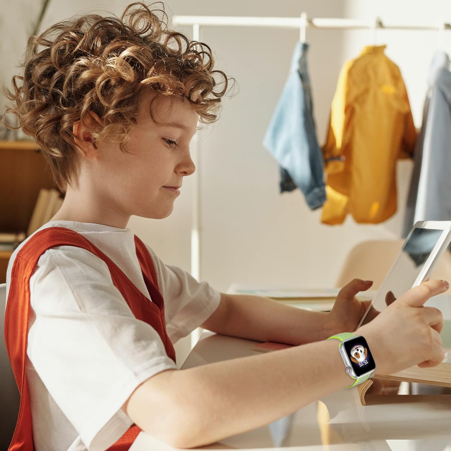 BlackPro Correa para Apple Watch para niños, correa de nailon suave transpirable para niños y niñas, compatible con iWatch Series 876543SESE2 1.496