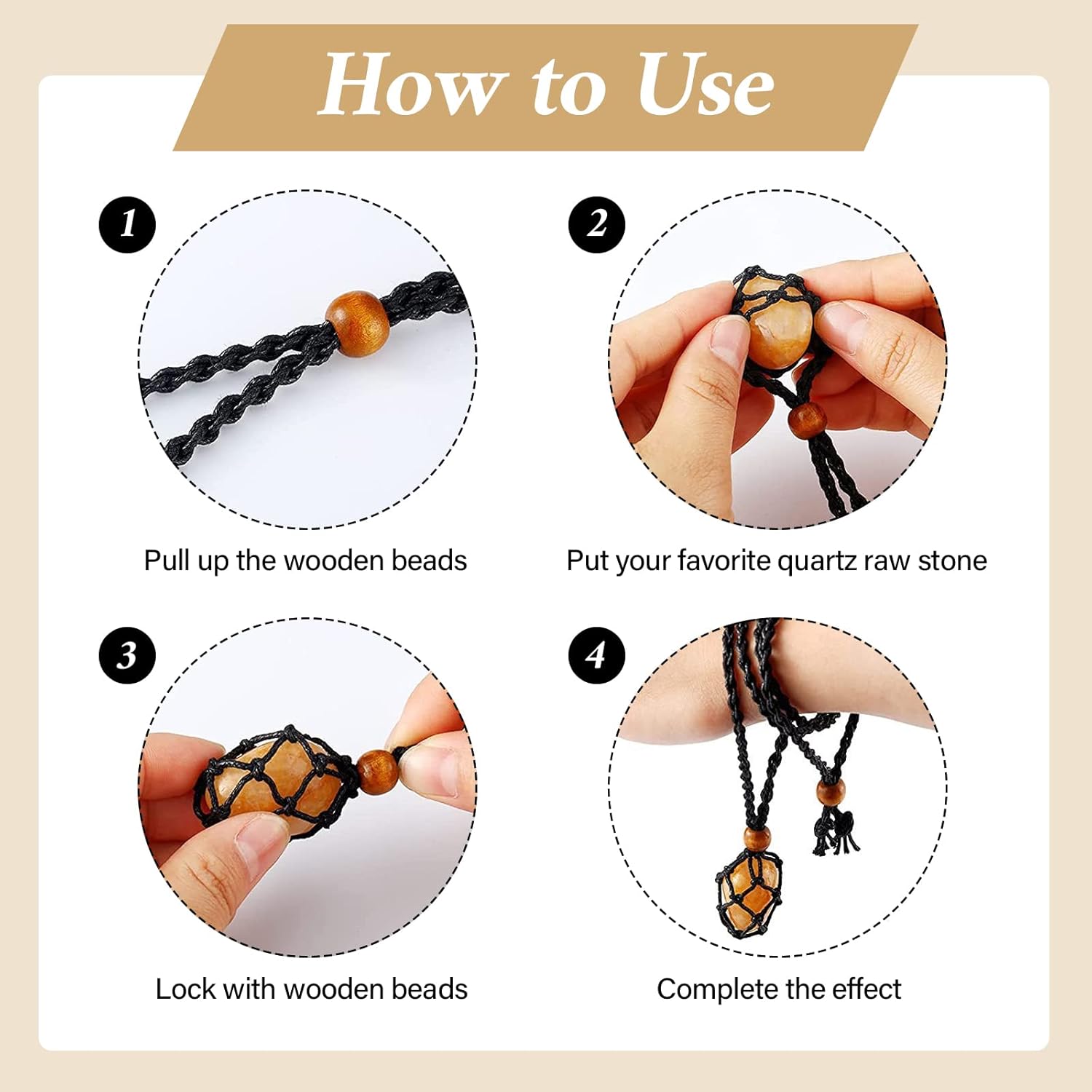Fantasyon 4 piezas de soporte de pulsera de cristal colgantes de cristal y soporte de cuarzo para hacer pulseras de bricolaje