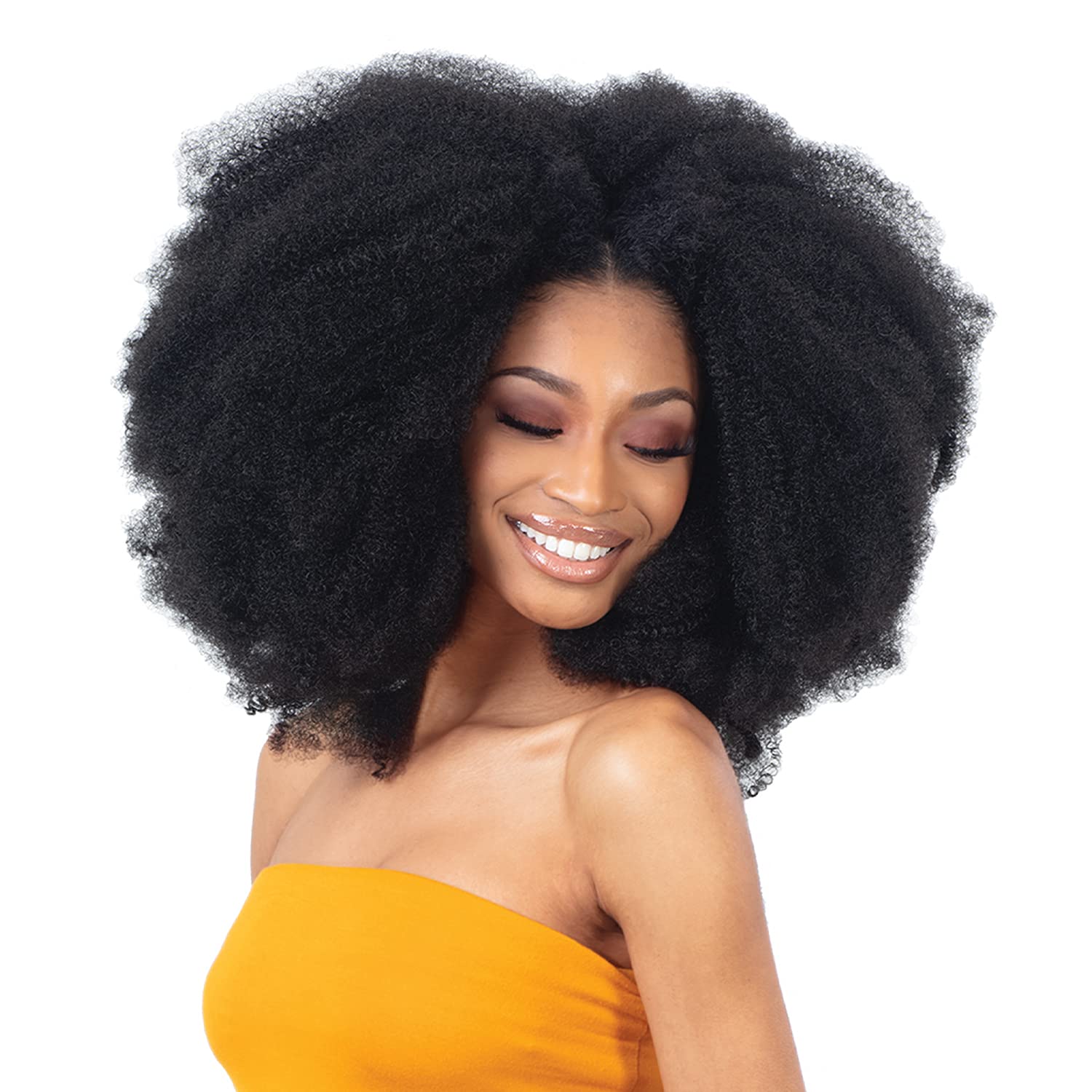 Freetress – Trenza sintética de ganchillo 3X pre-FLUFFED – Poppin Twist 20 (2 marrón oscuro), 1 paquete