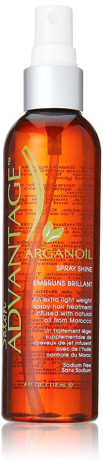 Salon Advantage Spray de aceite de argán, 4 onzas