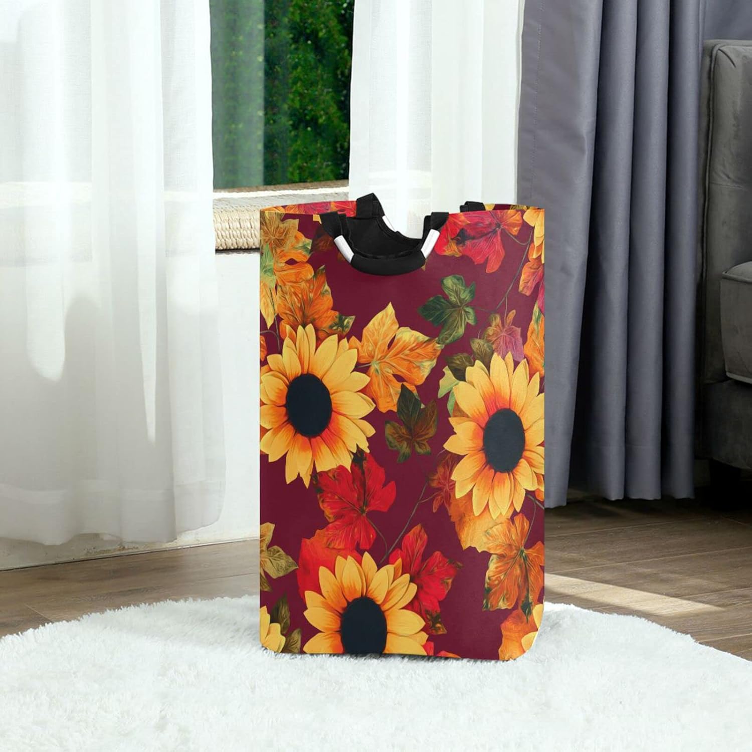 Cesta de lavandería para la ropa sucia, bolsa plegable grande, impermeable, cesta de ropa con asa, duradera, vertical, bien sucia, para ropa,