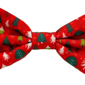 Huxley & Kent Pajarita para mascotas  Árboles de Navidad (grande)  Accesorio de corbata de lazo de gancho y lazo para vacaciones de Navidad Huxley & Kent Pajarita para mascotas  Árboles de Navidad (grande)  Accesorio de corbata de lazo de gancho y lazo para vacaciones de Navidad