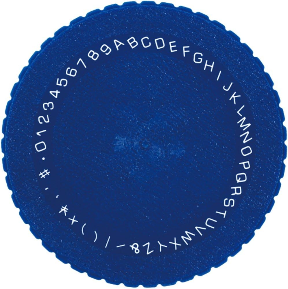 Dymo DM1595BU – Encendedor de cinta, Hiragana, Katakana, alfabeto, números, azul