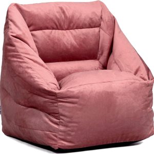 Big Joe Aurora – Puf, terciopelo malva tostado, poliéster suave, 2.5 pies Big Joe Aurora – Puf, terciopelo malva tostado, poliéster suave, 2.5 pies