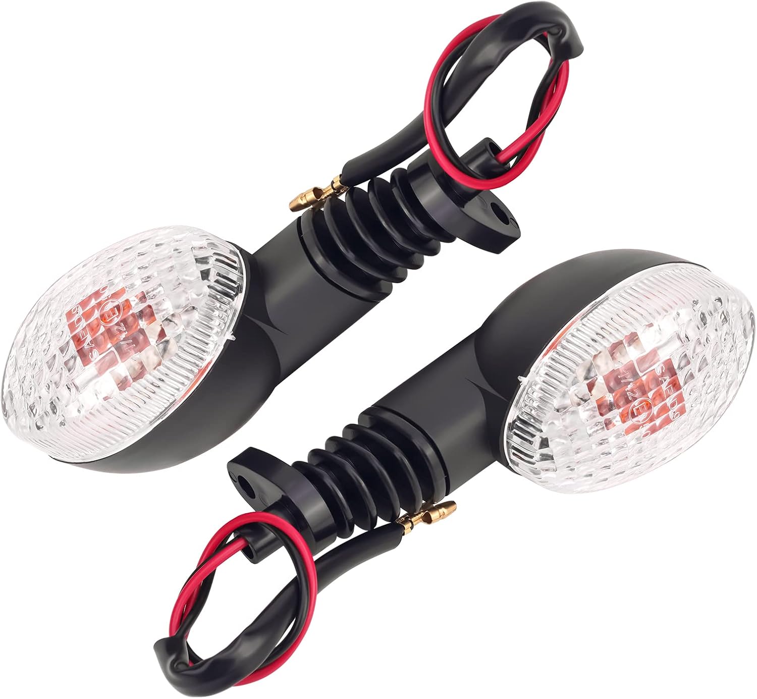 AHL Luz indicadora ámbar de señal de giro 23037-0115 23037-0388 23037-0376 para KAWASAKI KLX300SM 2020-2022, KLX230R 2020-2022, EX250 Ninja 250
