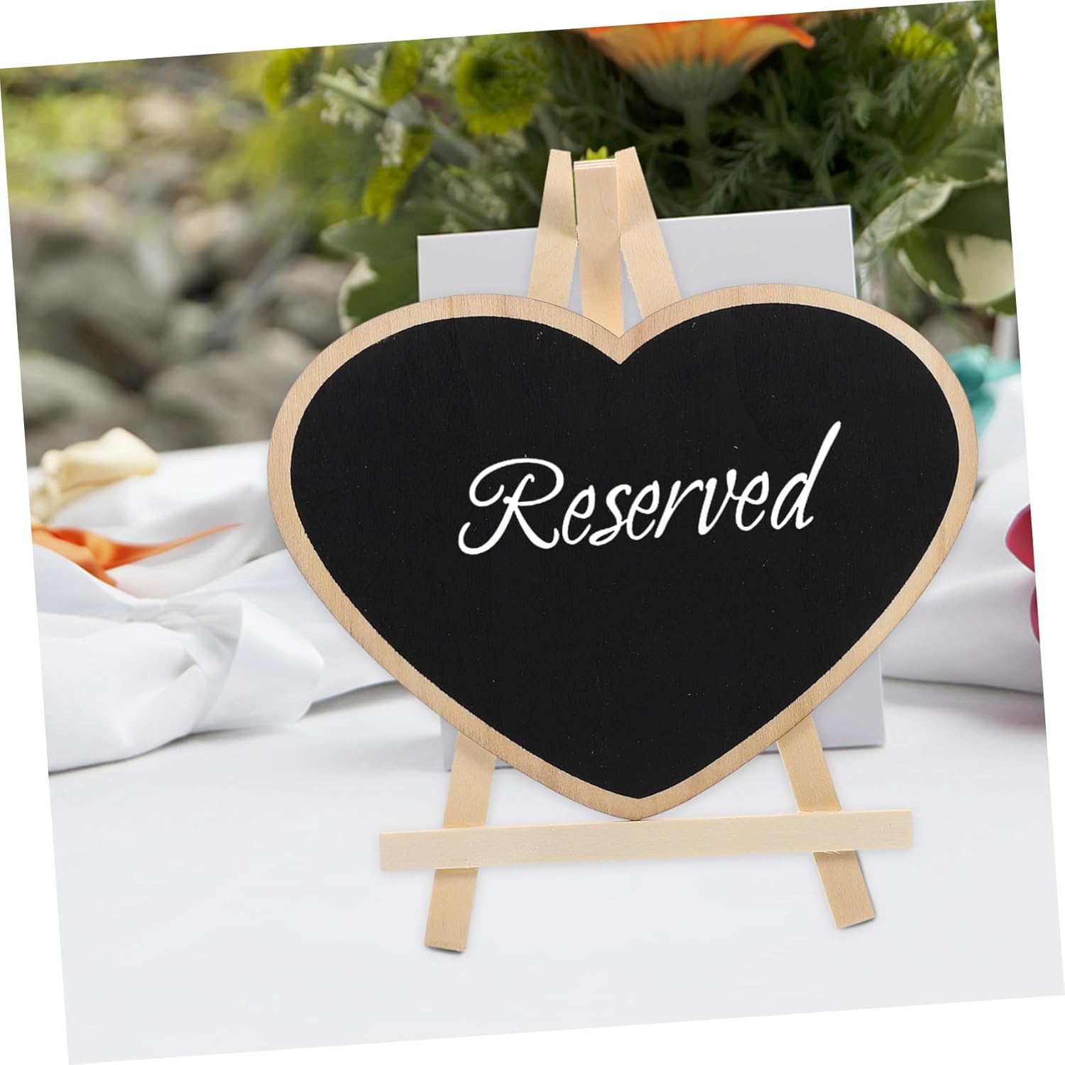 Operitacx 4pcs Vertical Blackboard Small Chalkboard Chalk Board Markers Chalkboard Signs Pizarrones para Niños Tabletop Chalkboard Sign Table