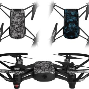 Skin Decal Wrap 2 Pack for DJI Ryze Tello Drone Scattered Skulls Gray DRONE NOT INCLUDED Skin Decal Wrap 2 Pack for DJI Ryze Tello Drone Scattered Skulls Gray DRONE NOT INCLUDED