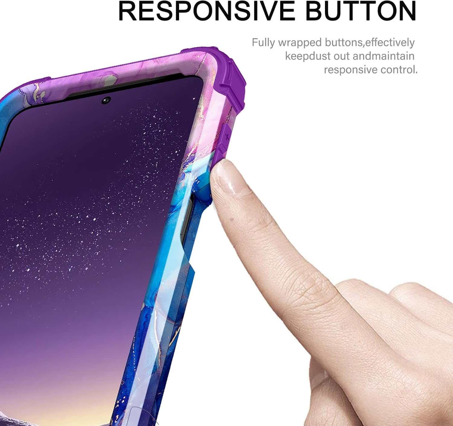 Hekodonk Funda para Moto G 5G 2023, resistente a los golpes, plástico duro+goma de silicona híbrida 3 en 1, carcasa protectora de cuerpo completo