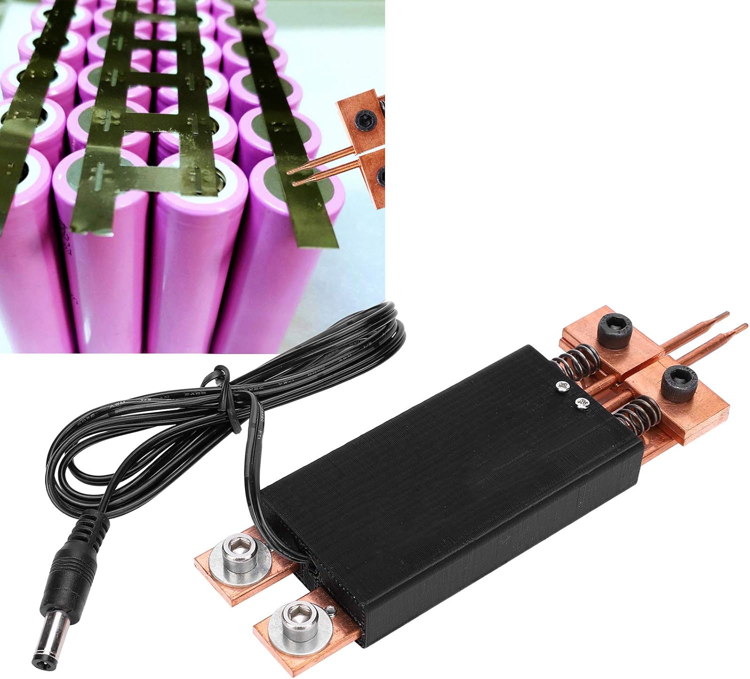 Pluma de soldadura por puntos de batería 18650, DC 4-12V DIY Soldador por puntos Pluma soldador automático de mano, suministros de gatillo