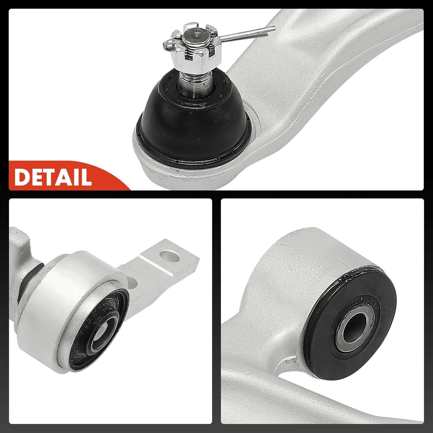 A-Premium Brazo de control inferior delantero izquierdo, con rótula y buje, compatible con Nissan Altima 2002-2006, Maxima 2004-2008